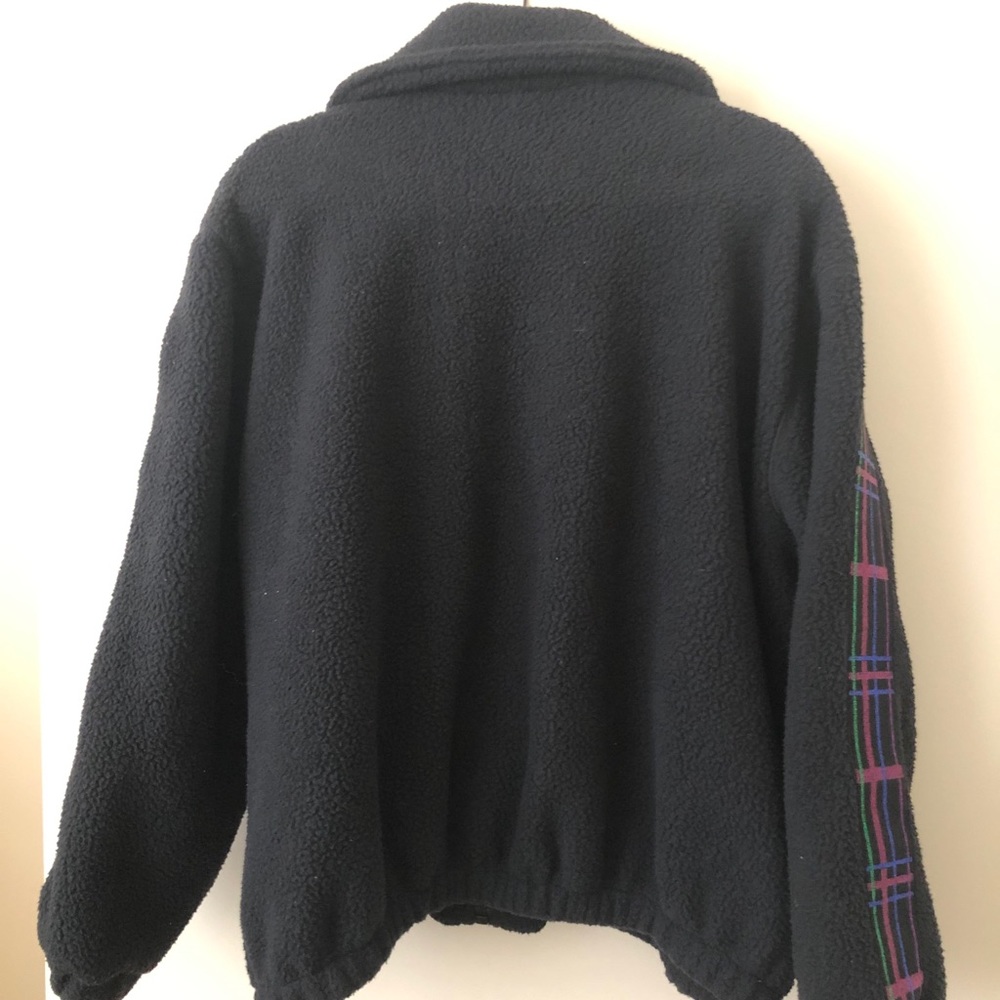 Plaid Fleece Zip Jacket - Picture 4 of 5